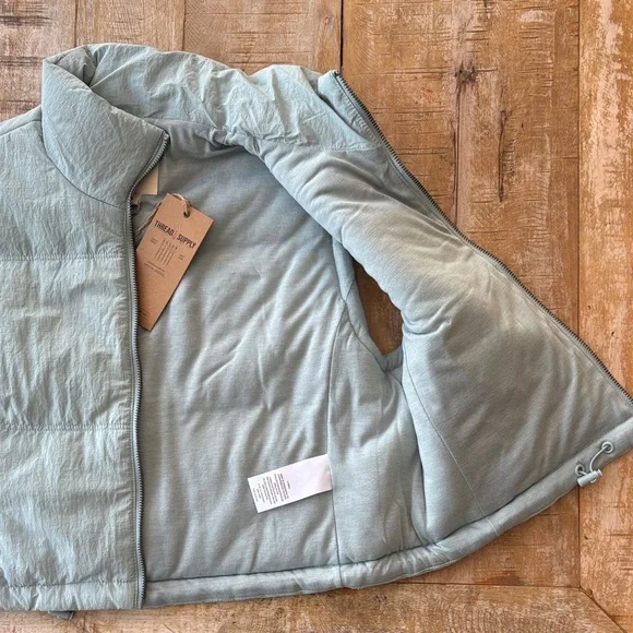 NWT Thread & Supply Blue Vest XS - Picture 4 of 5